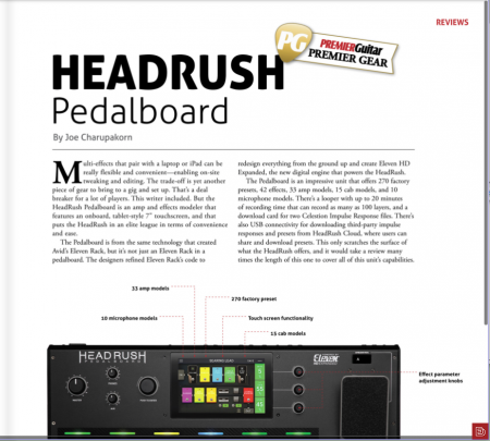 HeadRush pedalboard, Celestion IRs
