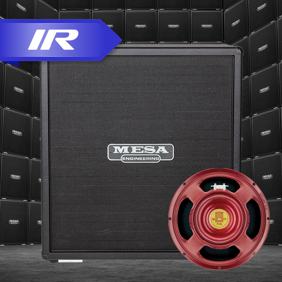 Mesa/Boogie Traditional Rectifier Straight 4x12 Cabinet Closed: Celestion Ruby