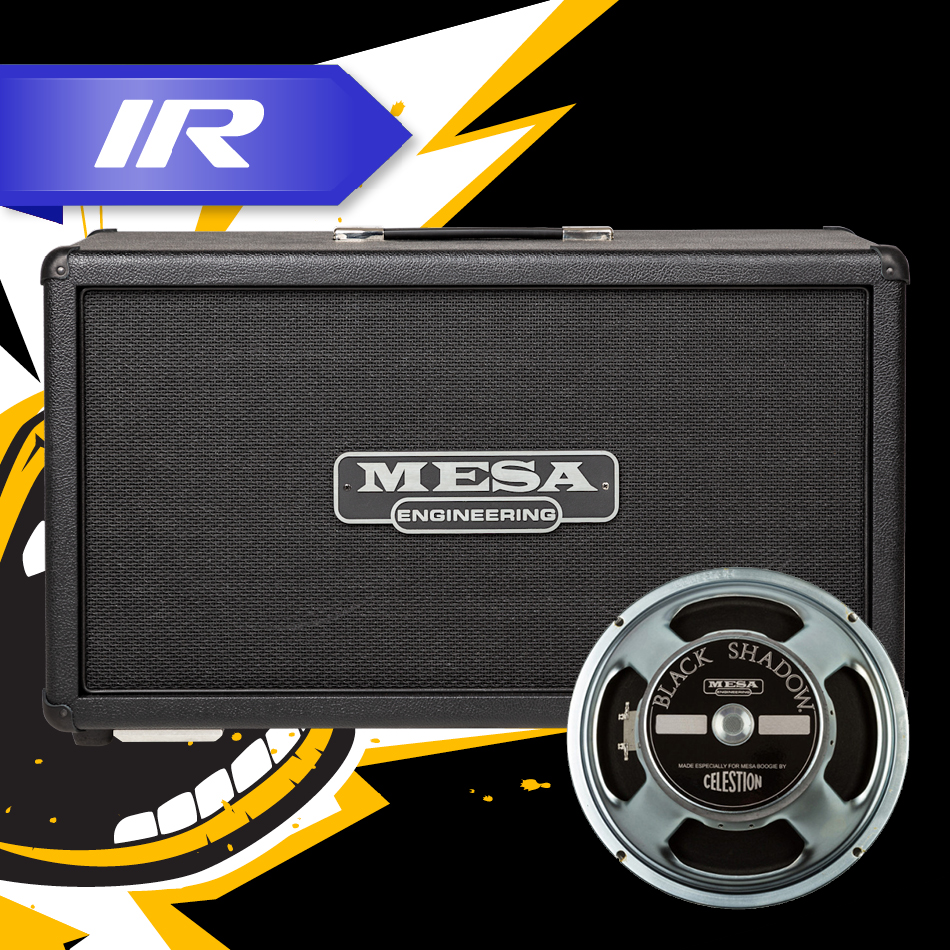 Mesa/Boogie Recto 2x12 Horizontal Closed: Black Shadow MC-90