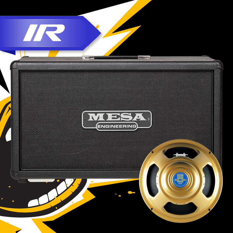 Mesa/Boogie Recto 2x12 Horizontal Closed: Celestion Gold