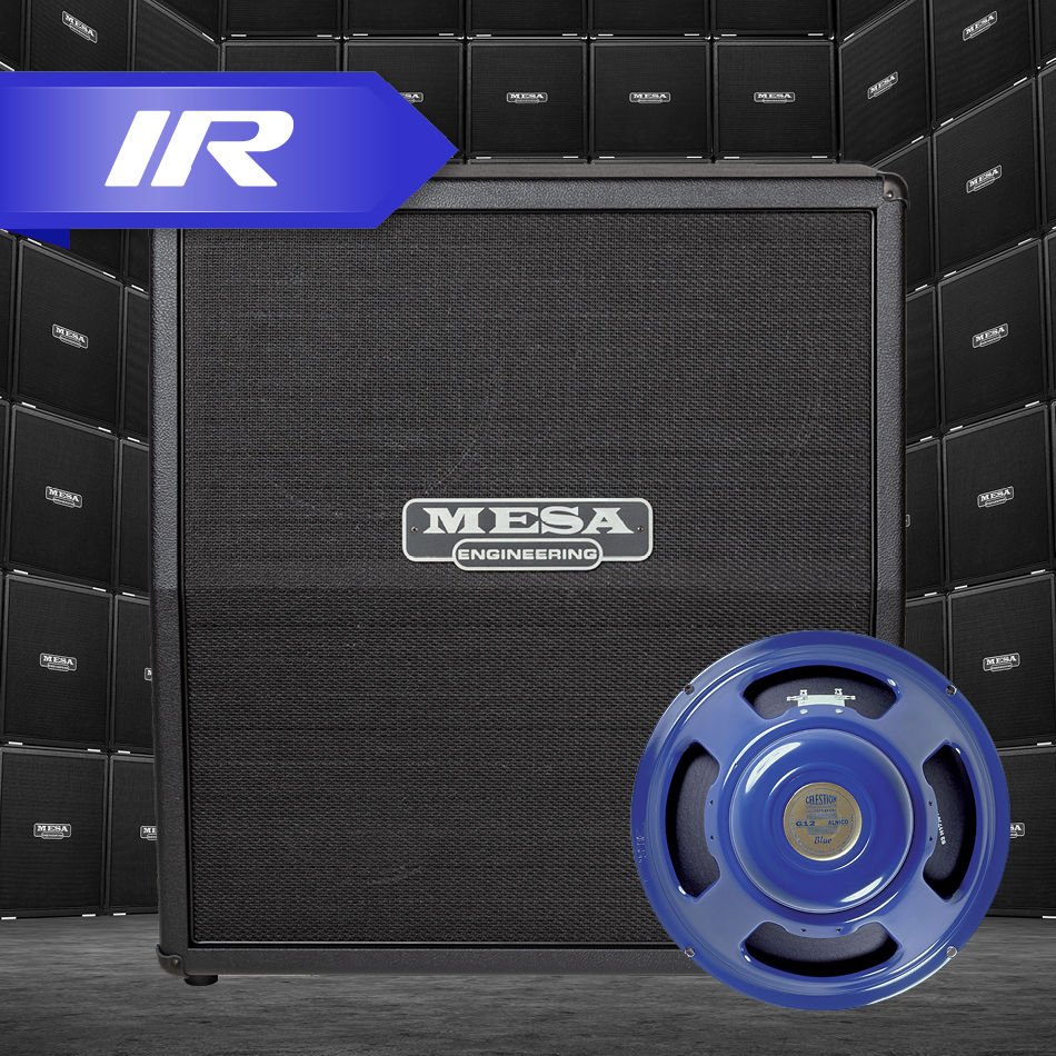 Mesa/Boogie Traditional Rectifier Slant 4x12 Cabinet Closed: Celestion Blue