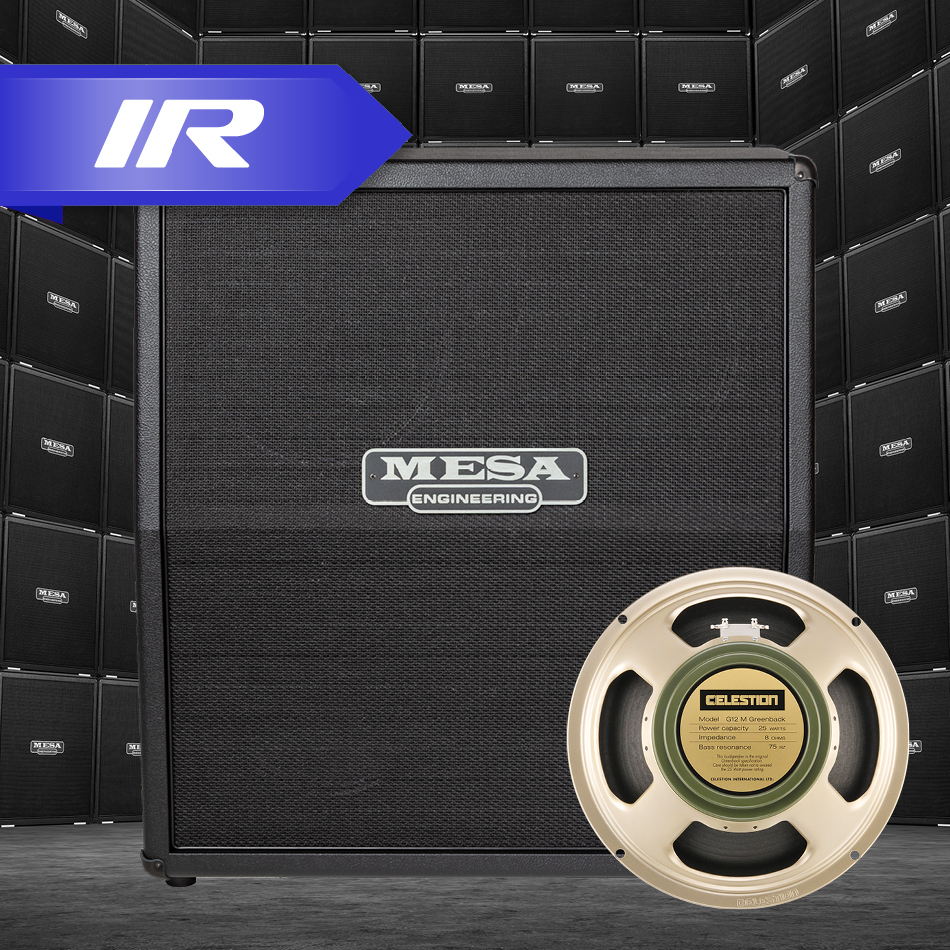 Mesa/Boogie Traditional Rectifier Slant 4x12 Cabinet Closed: G12M Greenback