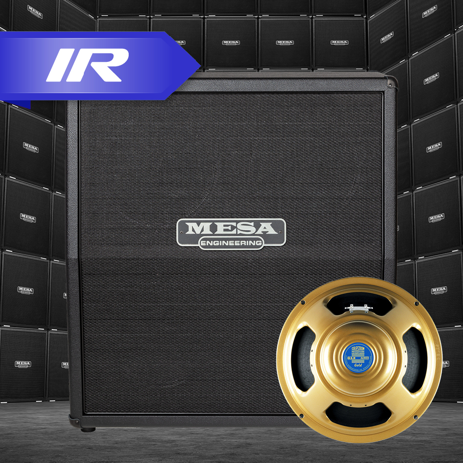 Mesa/Boogie Traditional Rectifier Slant 4x12 Cabinet Closed: Celestion Gold